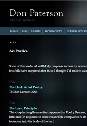 The Lyric Principle (Don Paterson)