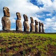 Ahu Akivi, Easter Island