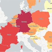 Germany Borders 9 Other Countries