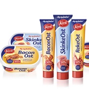 Smøreost: Baconost, Rekeost, Skinkeost Etc.. (Flavoured Tubed Cheese)