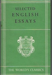 Selected English Essays (W. Peacock)
