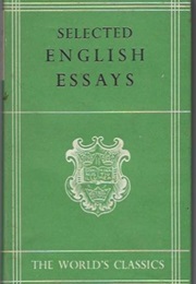 Selected English Essays (W. Peacock)