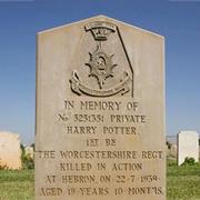 Harry Potter&#39;s Grave in Ramle