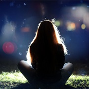 Sitting Outside on a Peaceful Night