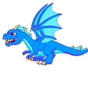 Blue Fire Dragon