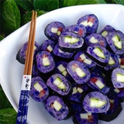 Purple Sweet Potato Sushi