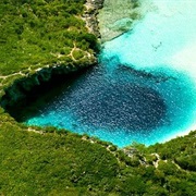 Dean&#39;s Blue Hole, Long Island, Bahamas
