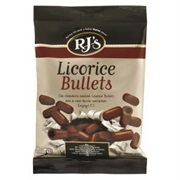 Licorice Choc Bullets