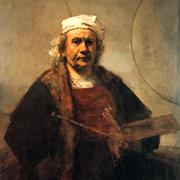 Self-Portrait With Two Circles