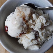 Amaretto Cherry Frozen Yogurt
