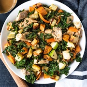 Apple Kale Sweet Potato Salad