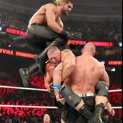 Seth Rollins vs. John Cena vs. Brock Lesnar,Royal Rumble 2015