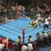 Kenta Kobashi&amp;Mitsuharu Misawa vs. Akira Taue&amp;Toshiaki Kawada,AJPW Budokan Hall Show 1995