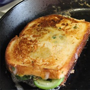 Smoky Jalapeno Grilled Cheese With Tomatillos