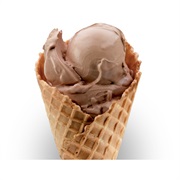 Chocolate Waffle Cone