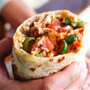 Chipotle Chicken Burrito With Black Beans
