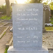 William Butler Yeats (Drumcliff, Ireland)