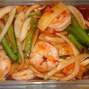 King Prawn With Szechuan Sauce