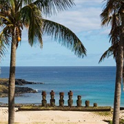 Anakena Beach, Easter Island