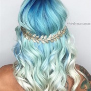 Ombre Blue-Blonde