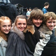 Sansa, Bran, Arya & Rickon Stark (Game of Thrones)