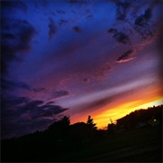 Night Sky in Saskatoon, Saskatchewan