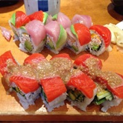 Wild Sockeye Salmon Sushi