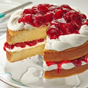 Sunshine Strawberry French Vanilla Cake