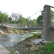 Oldest Swinging Bridge in Kansas