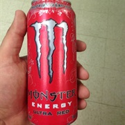 Monster Energy Ultra Red
