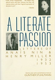 A Literate Passion (Anaïs Nin, Henry Miller)