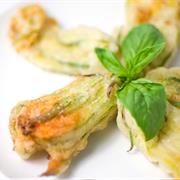 Fried Zucchini Blossoms