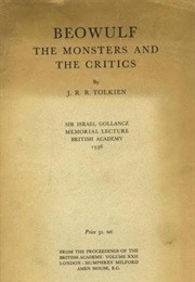 Beowulf: The Monsters and the Critics (J. R. R. Tolkien)