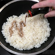 White Rice and Soy Sauce