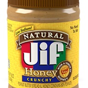 Jif Natural Crunchy Peanut Butter and Honey