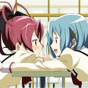 Kyouko and Sayaka