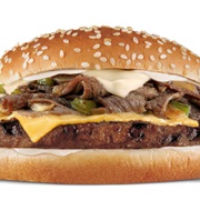 Philly Cheesesteak Burger