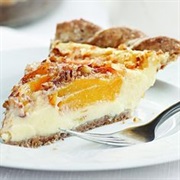 Peach Custard Pie: Delaware