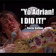 Yo Adrian !- Rocky (1976)