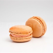 Peach and Apricot Macaron