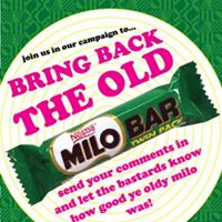 The Old Nestle Milo Bar