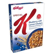 Special K Blueberry Cereal With Lemon Clusters