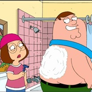 Had Meg Shave His Back