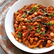 Eggplant Chickpea Stew