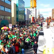 St. Patrick's Day Parade on Delaware Ave