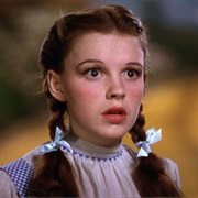 Judy Garland in "The Wizard of Oz"
