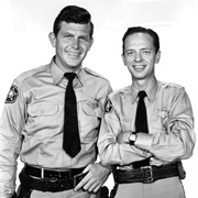 Andy Griffith and Barney Fife