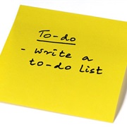 Make a to Do List