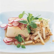Marinated Tofu With Cold Peanut Noodles
