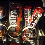 Get a Candy Bar Out of Vending Machine